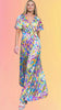 Pucci-esque Pleated Jumpsuit