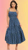 Lightweight Denim Dots Dress