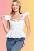 Embroidered Doll Top