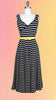 White Stripes Sonnet Dress