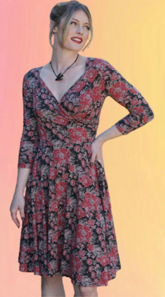 Winter Rose Jardine dress