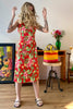 Island Stroll Wrap Dress