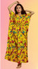 Sunny Jungle Bird Print Caftan