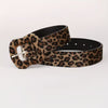 Faux Fur Leopard Belt