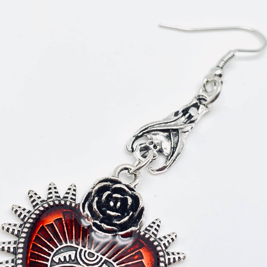 Gothic Heart Earrings