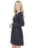 Baby Doll Polka Dot Sweater Dress