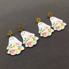 Ghost Mushroom Earrings