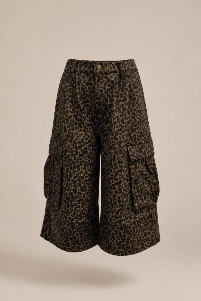 Leopard Cargo Culottes