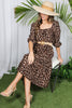 Leopard Tiered Midi Dress