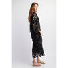 Crocheted Lace Relaxed Fit Dress