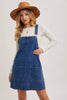Denim Overall Mini Dress