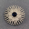 Silver-tone Full Rhinestone Brooch