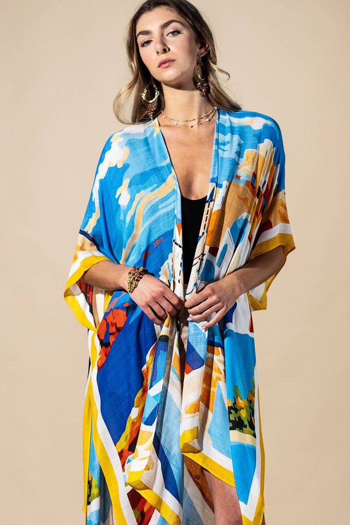 Grecian Horizon Kimono