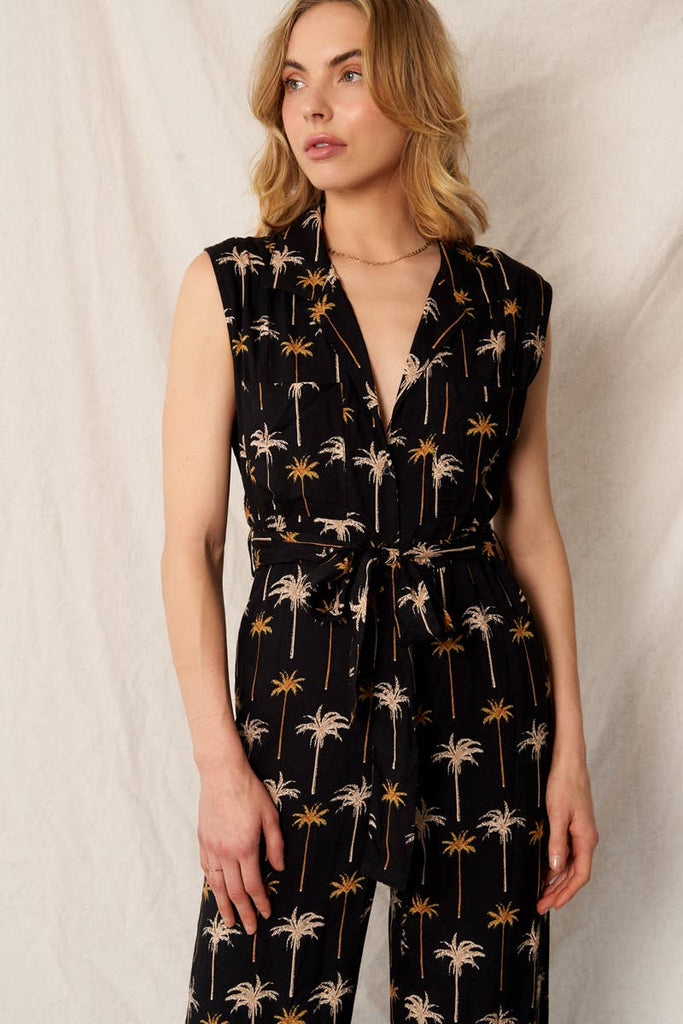Palm Tree  Jumpsuit