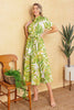 Fern Garden Tea Dress- Only S (XS)