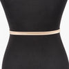 Metal Rose Spring Belt: Silver