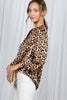 Silky Leopard Print Blouse