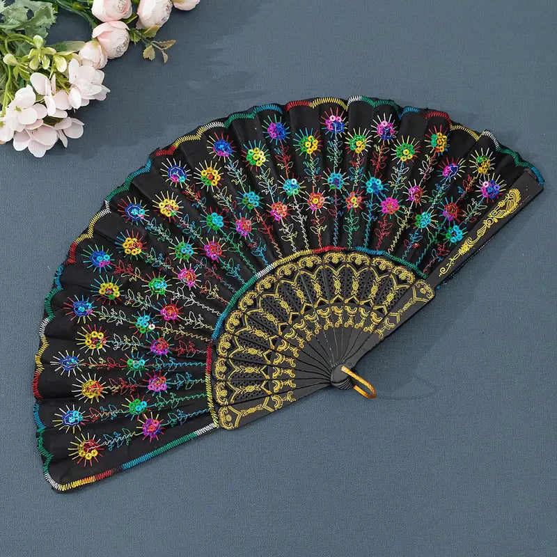Assorted Hotflash Folding Hand Fans