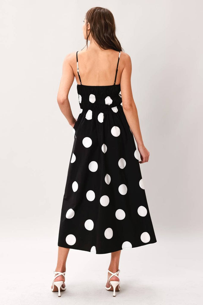 Lots Of Dots Cotton Midi Dress