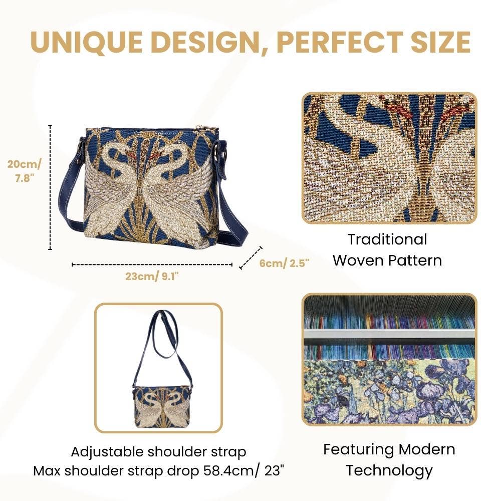 Walter Crane Swan Crossbody Bag