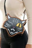 Winking Black Cat Crossbody Bag