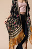 Floral Fringe Kimono