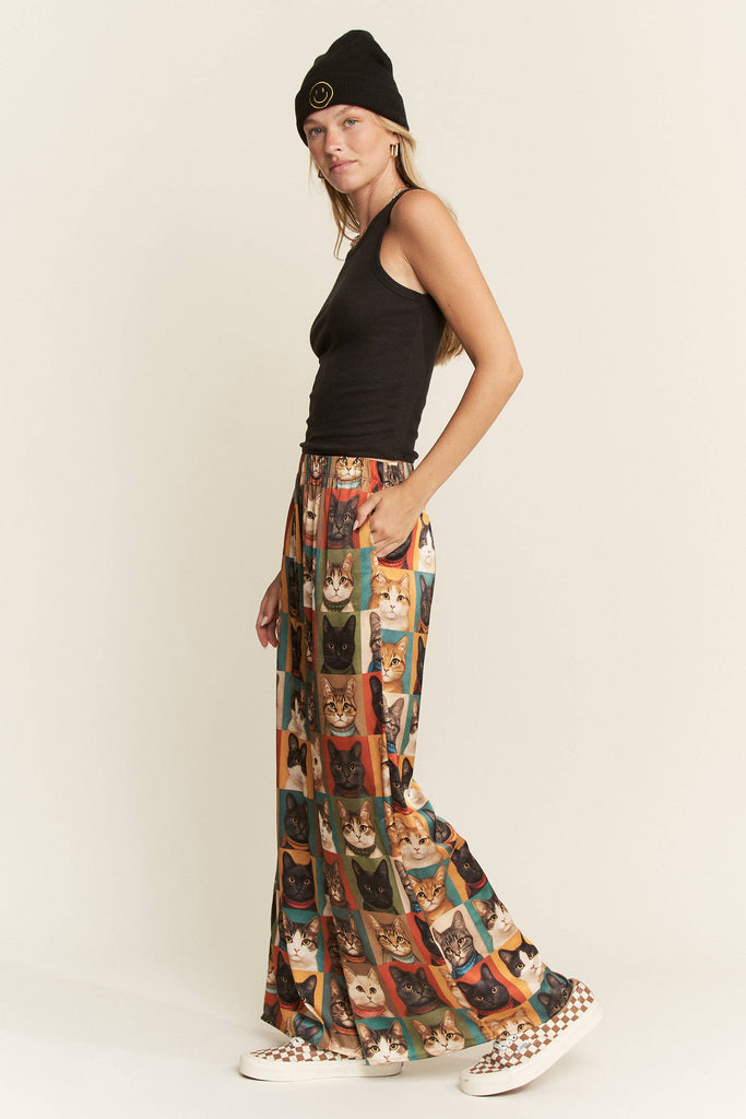 Cat Portrait Pants