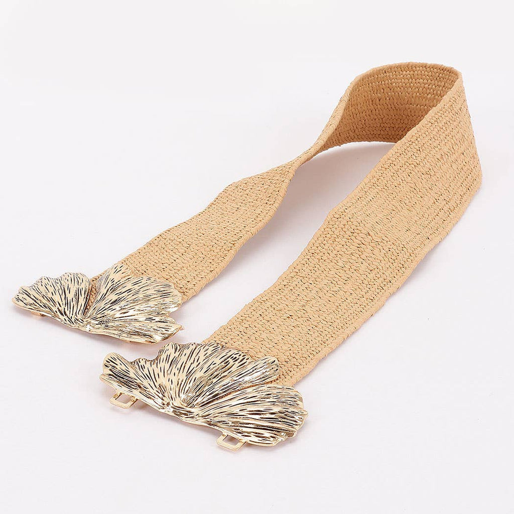 Mint Metal Gingko Buckle Belt