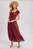Sugar Plum Wine Maxi Dress