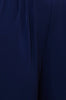 Navy Buckle Jumpsuit With Twist Knot Detail