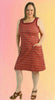 Atomic Orange Mod Dress