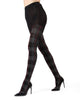Glasgow Plaid Sweater Tights: Brown / M-L