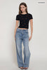 Cherry Embroidery Seamless Tee