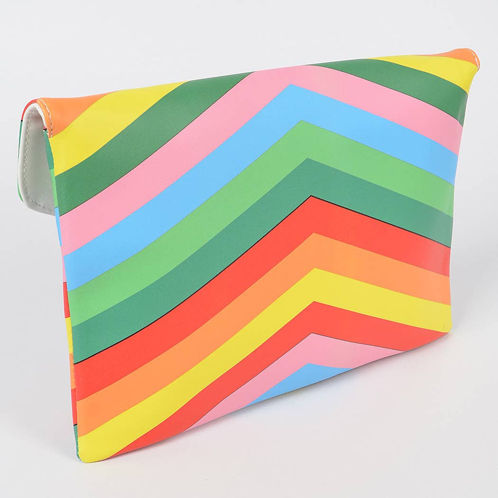 Rainbow Envelope Clutch