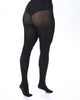 200 Denier Opaque Tights: 16-18 / Black: XL