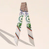 Bicycle Printed Twilly Scarf
: White