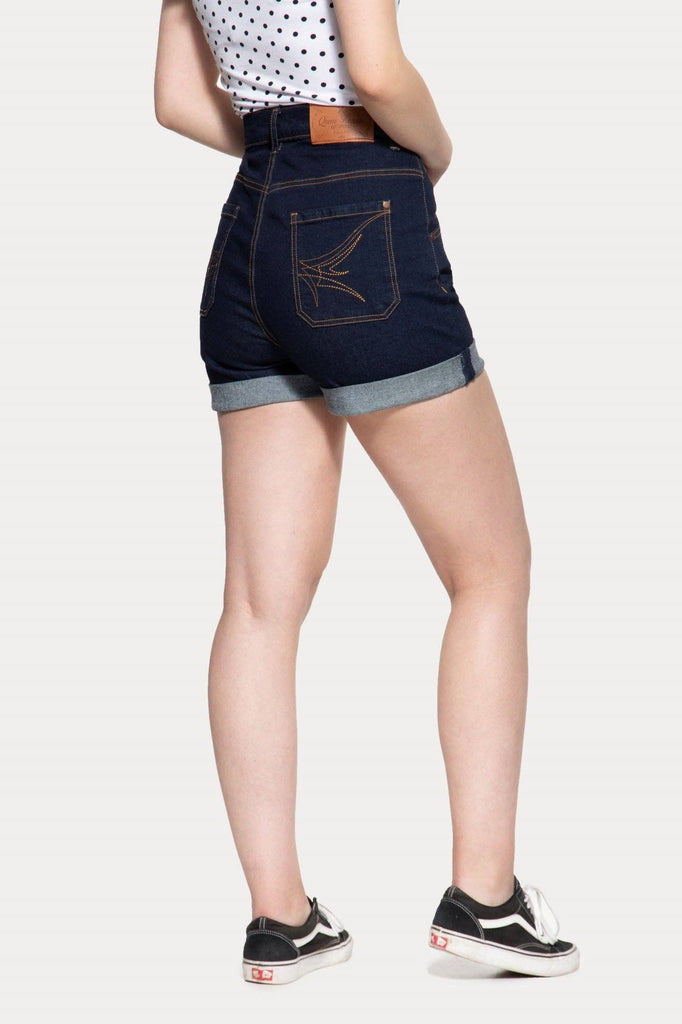 Roadster Denim Shorts: Blue