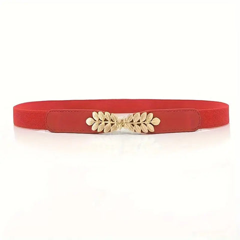 Wide Patent Buckle Belt: Black
