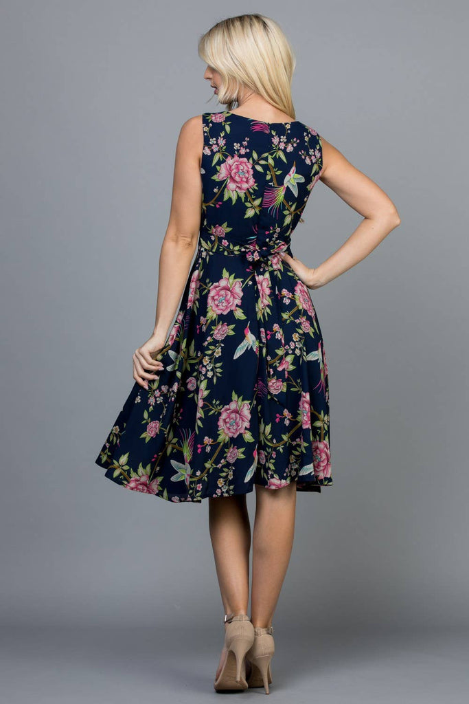 Pretty Peacock Party Dress