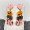 Pumpkin Heart Earrings