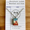 Book Locket Necklace - Charlotte's Web: Stainless Steel