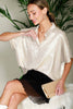Metallic Champagne Blouse