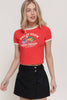 Fruit Club Vintage Tee: Red
