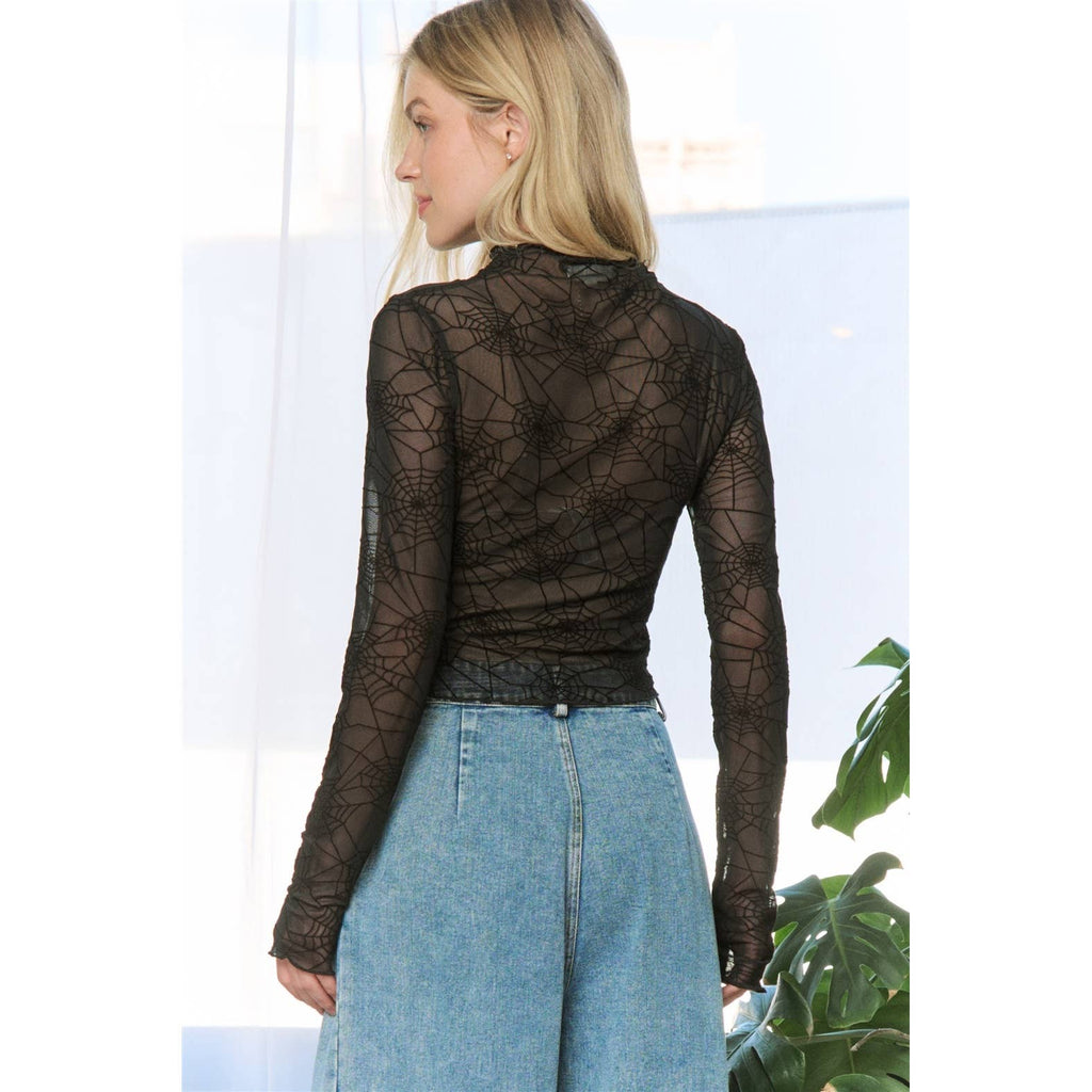 Spider Mesh Sheep Layering Top