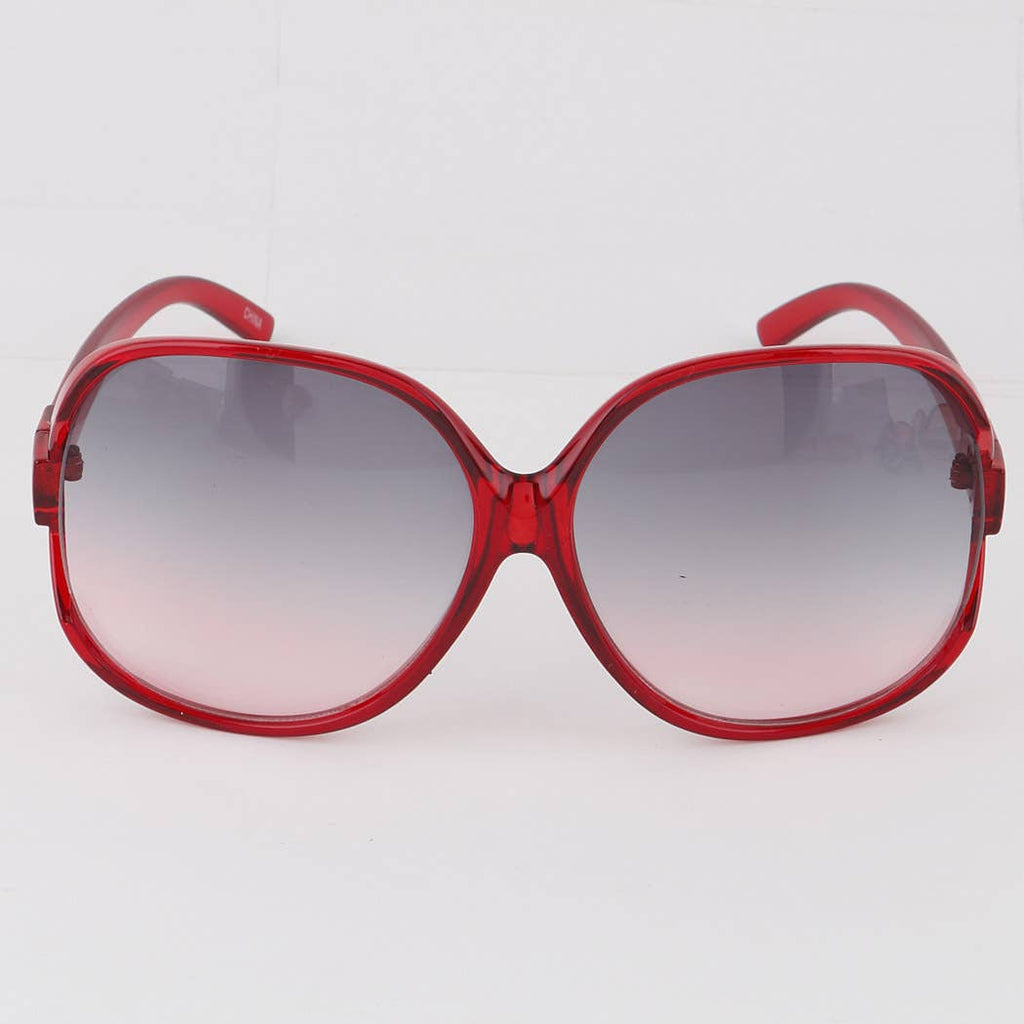 Vintage Over Size Round Sunglasses