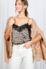 Lace Trim Leopard Camisole