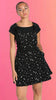 Bat Pinafore Denim Dress
