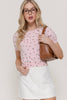 Cherry Print Knit Top