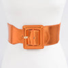 Metallic Elastic Belt: Orange