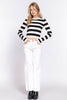 French Stripes Crew Crop Sweater